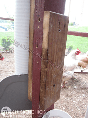 pvc chicken feeder wasting feed