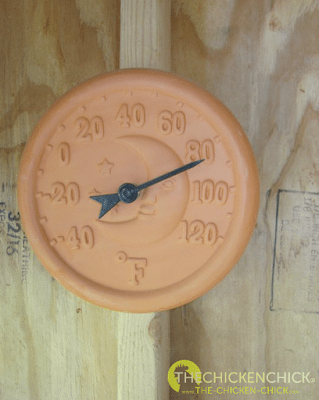 Chicken Coop Thermometer