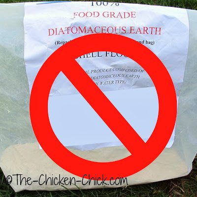 DON'T use diatomaceous earth inside a coop while employing the deep litter method. DE is a drying agent- it will dry out the litter and kill the good microorganisms necessary for composting.