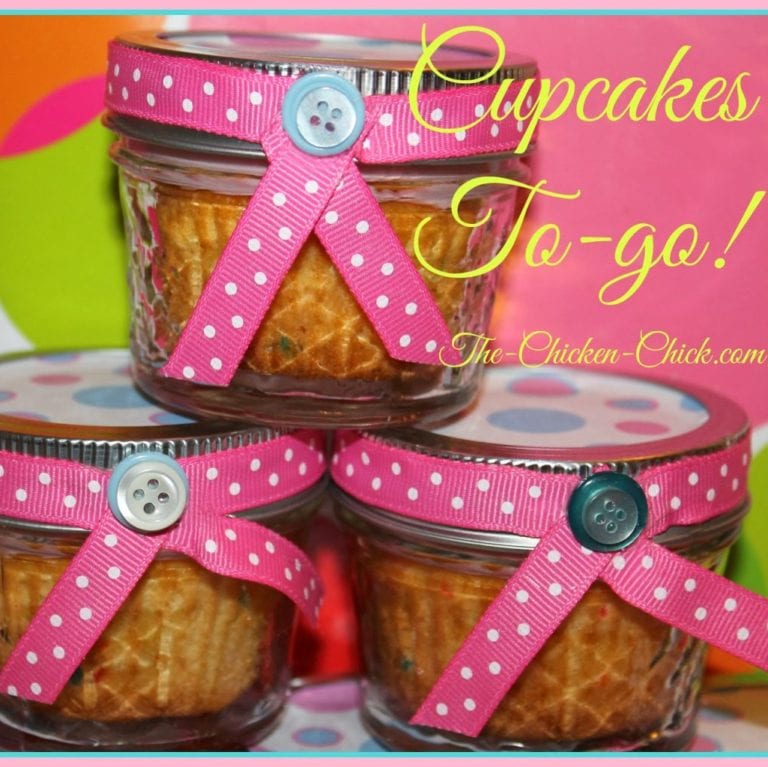 Cupcakes Togo! Cupcakes in a jar.