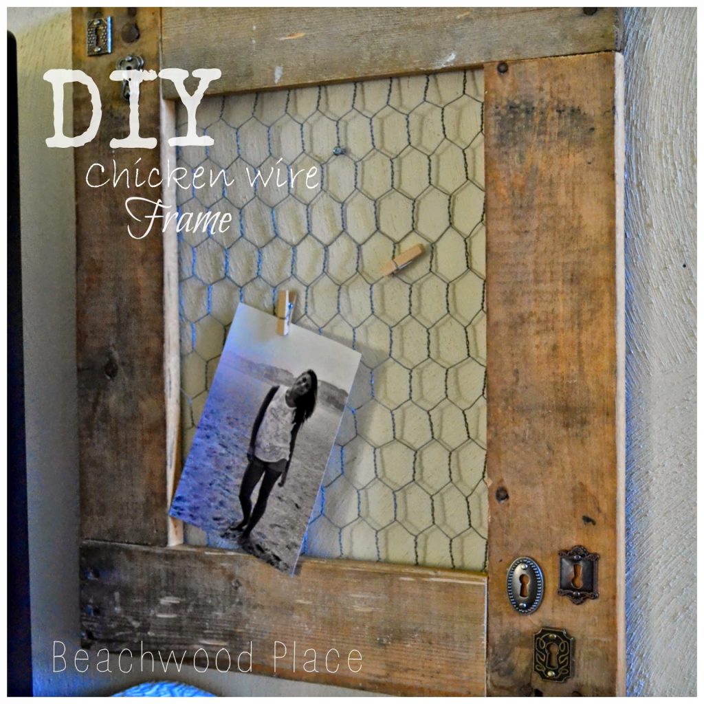 Clever Chicks Blog Hop #89 with The Chicken Chick Chicken Wire Frame, shared by Beachwood Place
