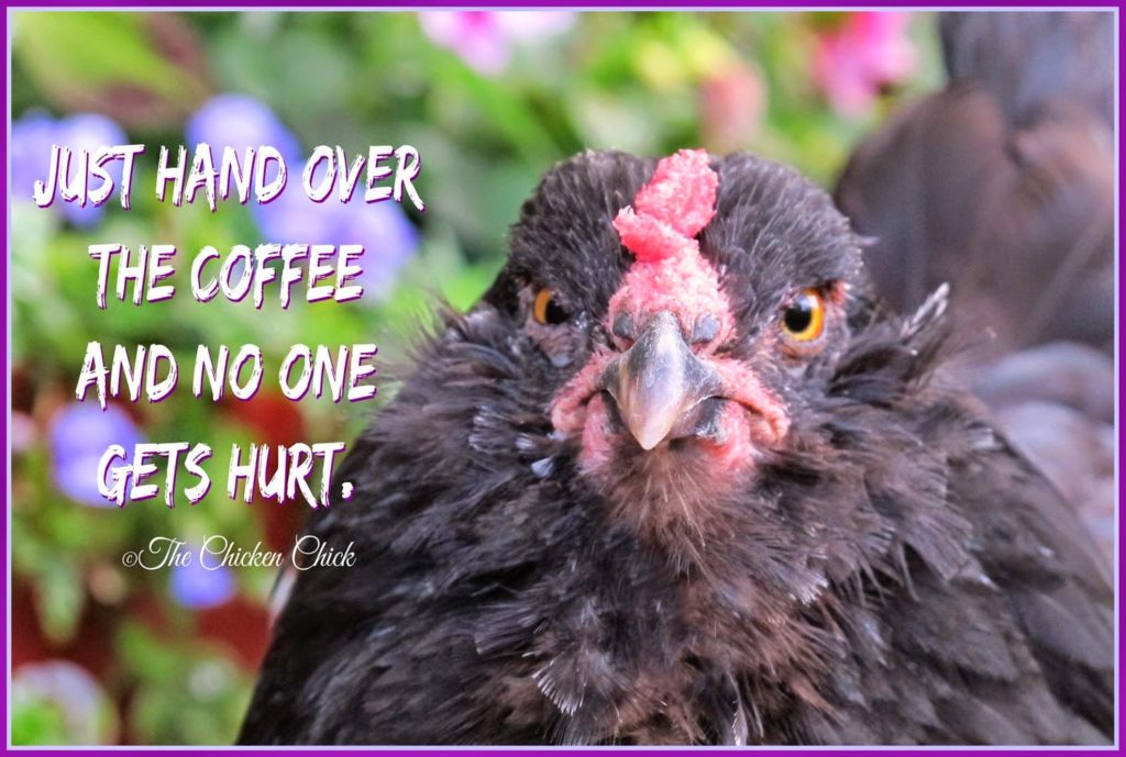 Just hand over the coffee and no one gets hurt
