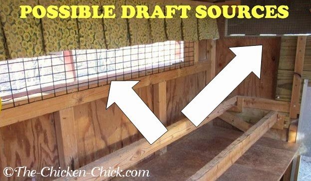 Blocking drafts in the chicken coop (just for winter) - Murano