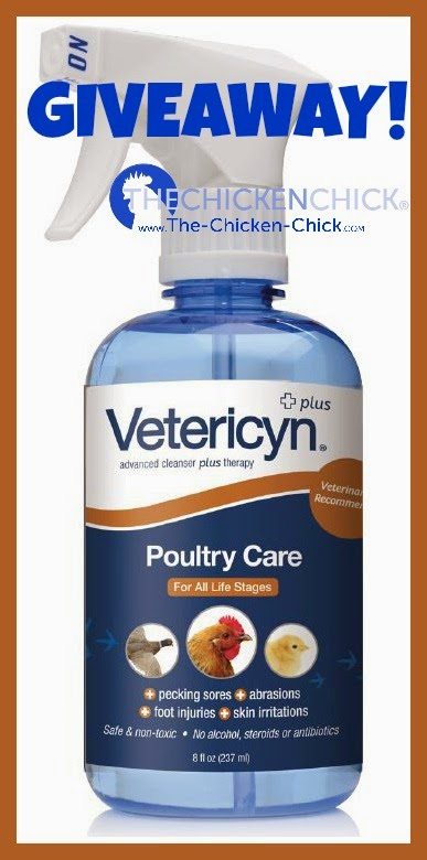 Vetericyn and The Chicken Chick celebrate National Poultry Day March 19th with a Giveaway-palooza 