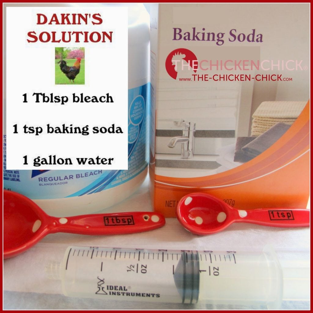 Dakin's Solution for Wound cleaning