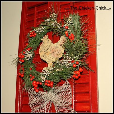 Holiday Shutter via The Chicken Chick®