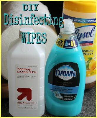 diy alcohol wipes