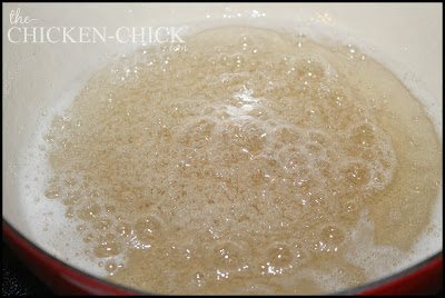 Homemade Marshmallows - Boiling