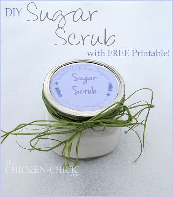DIY Sugar Scrub with FREE Printable! 