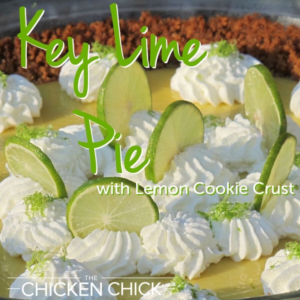 Key Lime Pie with Lemon Cookie Crust