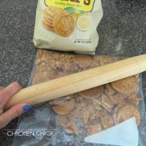 Key Lime Pie with Lemon Cookie Crust Crush Cookies