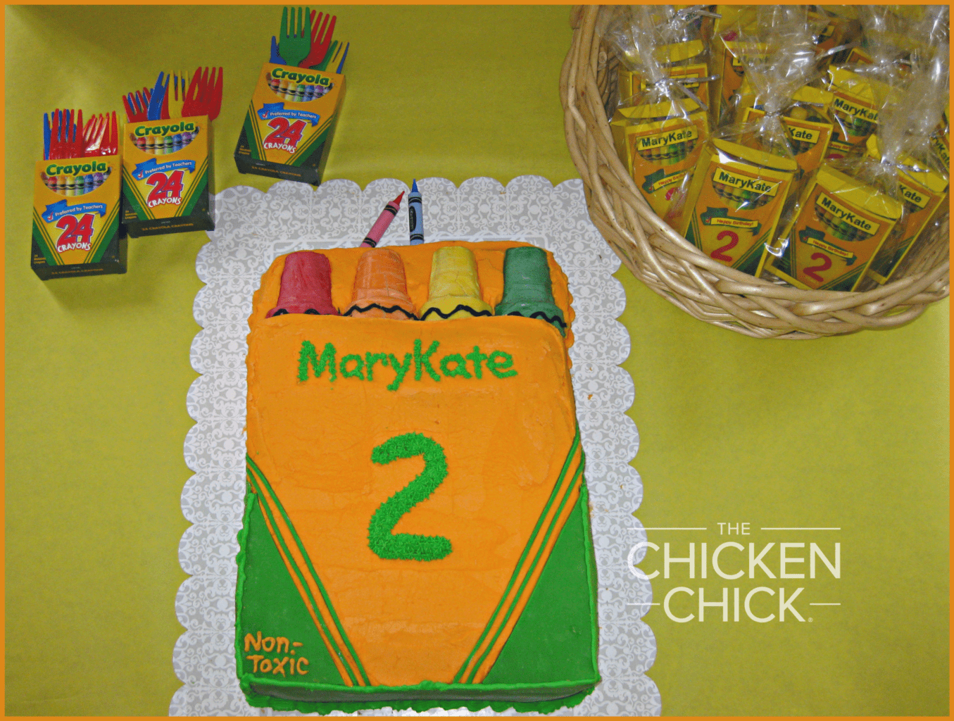 Crayon Cake _ The Chicken Chick