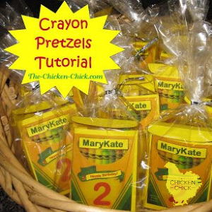 Crayon Pretzel Rods