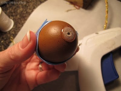 DIY Blown Egg Nativity Scene