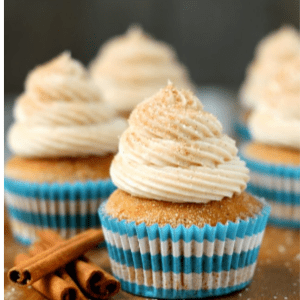 Pumpkin Snickerdoodle Cupcakes, shared by Your Cup of Cake
