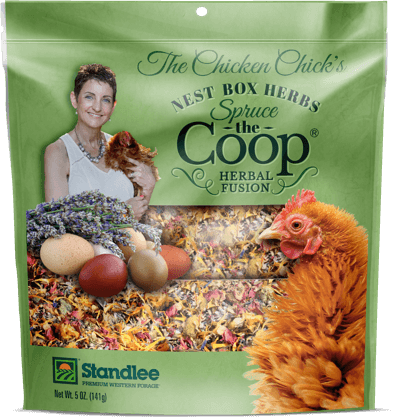 The Chicken Chick's Spruce the Coop® Herbal Fusion nest box herbs
