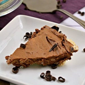 Aunt Evelyn's Famous Chocolate Pie shared by Simply (Darr)ling