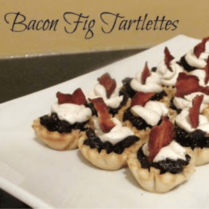 Bacon Fig Tartlettes, shared by Cooking with Carlee