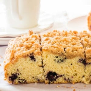 Blueberry Buckle Crumble Cake shared by Brooklyn Farm Girl