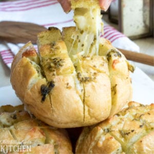 Cheesy Pull-apart Pesto Rolls, shared by This Silly Girl's Kitchen