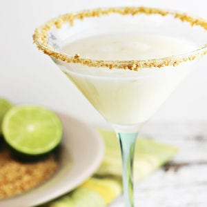 Coconut Key Lime Pie Martini, shared by Home Cooking Memories