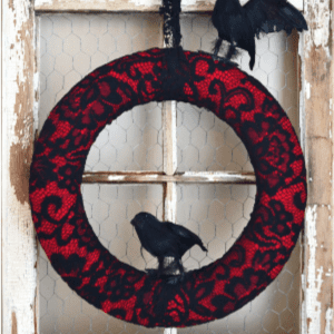 Crow Wreath, shared by A Pretty Little Life in the Suburbs