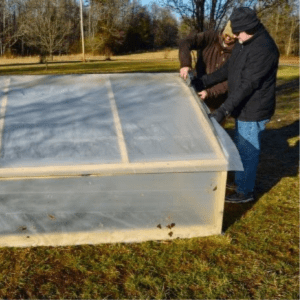 DIY Greenhouse with Blueprint, shared by Homesteading on Grace