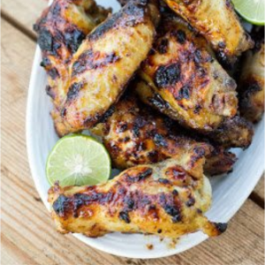 Grilled Key Lime Chicken Wings, shared by This Silly Girl's Life