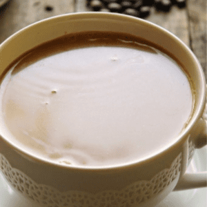 Homemade Maple Vanilla Coffee Creamer, shared by Natural Chow