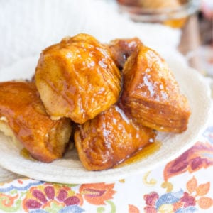 Honey Cinnamon Monkey Bread, shared by The Gold Lining Girl