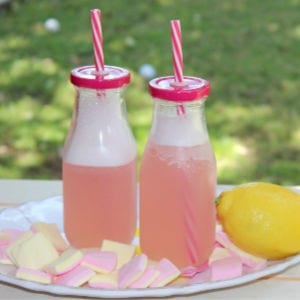 Kid-friendly, Frozen Pink Lemonade, shared by Logan Can