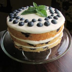 Lemon Blueberry Cake, shared by Cooking with Carlee