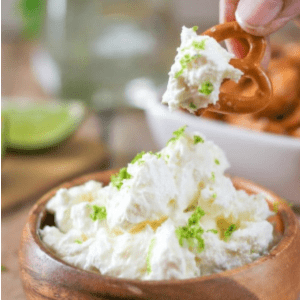 Margarita Dip with Pretzels, shared by Two Tapas