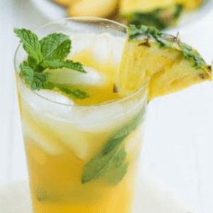 Pineapple Peach Mojito, shared by Spoonful of Flavor