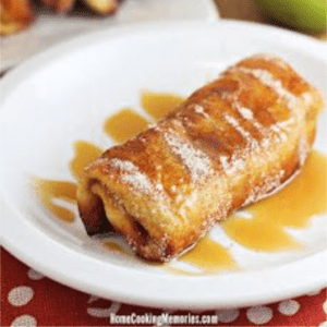 Pumpkin-apple Chimichangas, shared by Home Cooking Memories