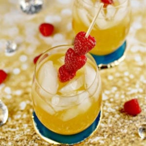 Raspberry Passion Fruit Kiss Cocktail Recipe shared by Simply (Darr)ling