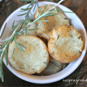 Rosemary Cheese Bites, shared by Eat, Pray, Read, Love