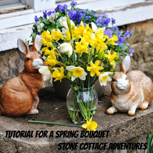 Spring Bouquet Tutorial, shared by Stone Cottage Adventures