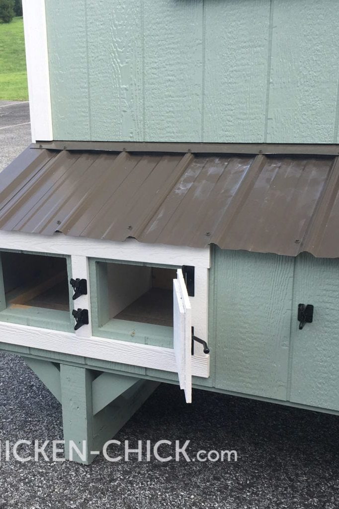 The Chicken Chick's Essential Coop™ convertible communal nest boxes