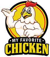 my favorite chicken logo